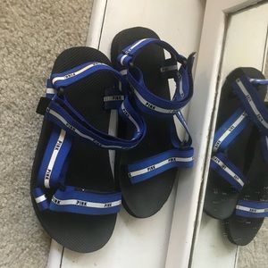 Pink beach sandals